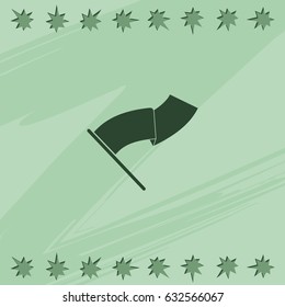 Flag icon.