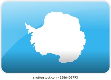 Flag Icon of Antarctica Republic Country,National Vector Flag Iconic Symbol and Colors of Antarctica Republic flag.