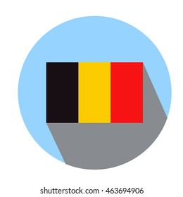 flag icon Belgium country 