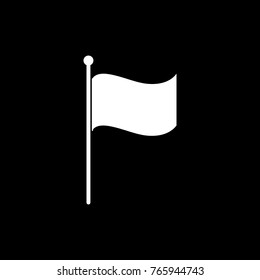 Flag Icon Black Background Vector Stock Vector (Royalty Free) 765944743 ...