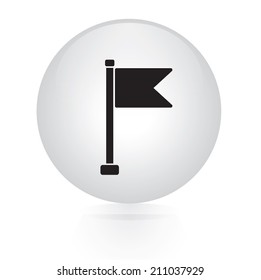 flag icon button web icon  