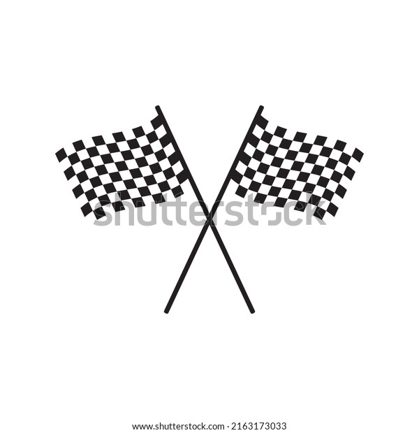 Flag\
icon. Checkered Flag, motor sports, symbol\
vector