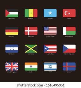 Flag icon collection , International Flags Icon-02