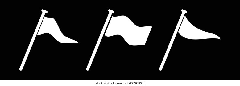 flag icon of color style design vector illustration. Eps 10.