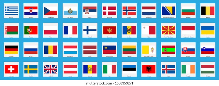 Flag icon country country europe