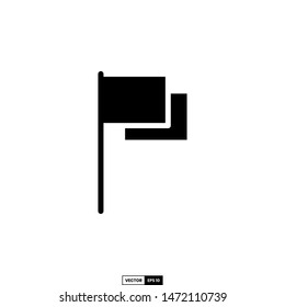 Flag icon, design inspiration vector template for interface and any purpose