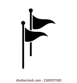 Flag icon design isolated on white background. vector illustration