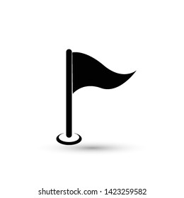 Flag icon design template isolated on white background