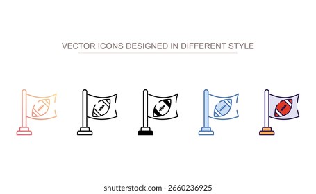 Flag icon design with white background stock illustration