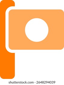 flag icon dualtone style design