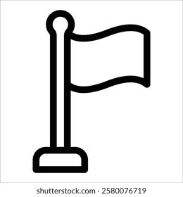 Flag Icon Element For Design