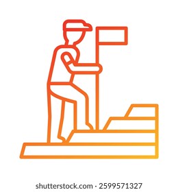 Flag Icon Element For Design