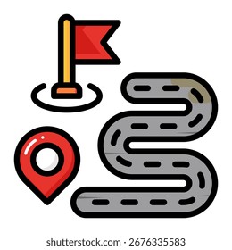 Flag Icon Element For Design