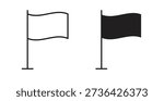 Flag icon element for design projects