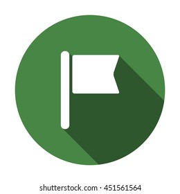 Flag Icon, flat design style