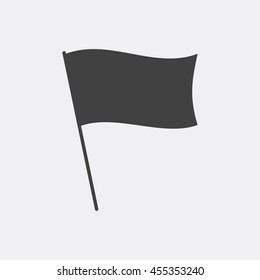 Flag icon. Flat design style. Vector illustration.