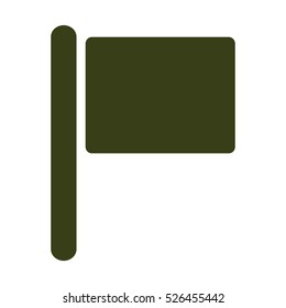 Flag Icon, flat design style