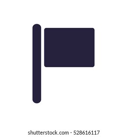 Flag Icon, flat design style