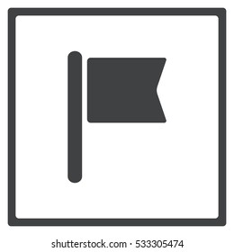 Flag Icon, flat design style