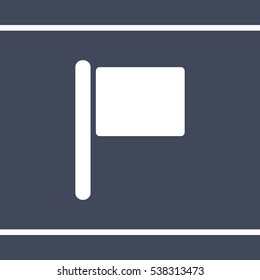 Flag Icon, flat design style