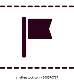 Flag Icon, flat design style