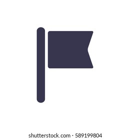 Flag Icon, flat design style