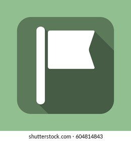 Flag Icon, flat design style