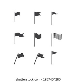 Flag icon flat design vector