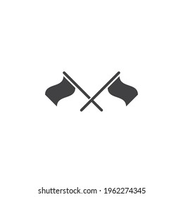 Flag icon flat design vector