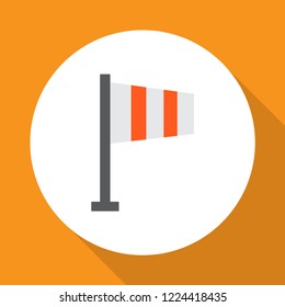 Flag icon flat symbol. Premium quality isolated banner element in trendy style.