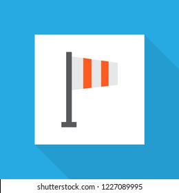 Flag icon flat symbol. Premium quality isolated banner element in trendy style.