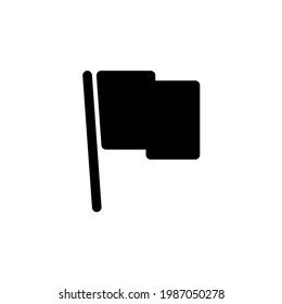 Flag icon with glyph style