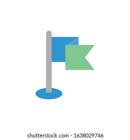 Flag Icon for Graphic Design Projects