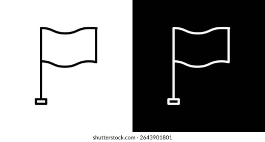 Flag icon Graphic vector set for ui design