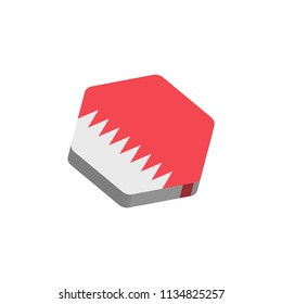 flag icon Hexagon of bahrain