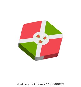 flag icon Hexagon of burundi