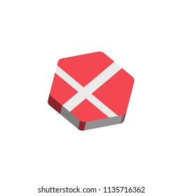 flag icon Hexagon of denmark
