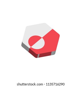 flag icon Hexagon of greenland
