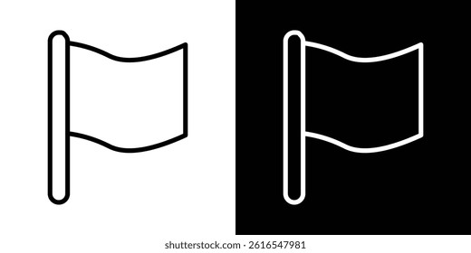Flag icon icons and symbol set. trendy illustration