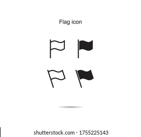 Icono de bandera ideas diseño ilustración vectorial gráfico en segundo plano