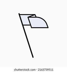 Flag Icon. Identity, Mark or  Symbol - Vector.