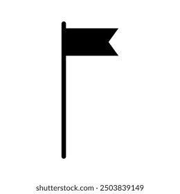 Icono de la bandera ilustrado en el fondo