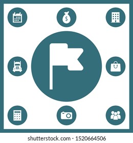 flag icon illustration isolated vector sign symbol