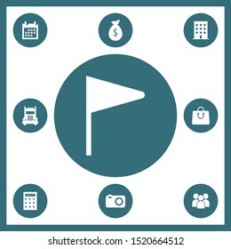 flag icon illustration isolated vector sign symbol