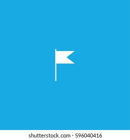Flag icon illustration isolated vector sign symbol