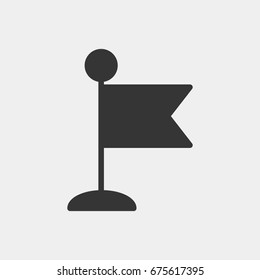 Flag icon illustration isolated vector sign symbol