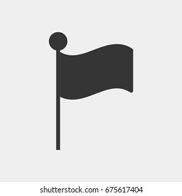 Flag icon illustration isolated vector sign symbol