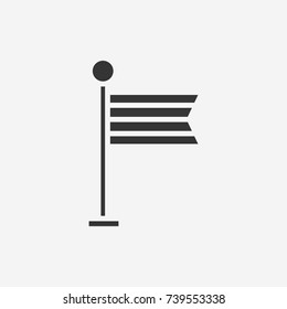 Flag icon illustration isolated vector sign symbol