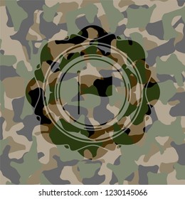 flag icon inside camo emblem
