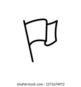 Icono de marca aislado en estilo de arte en línea sobre fondo blanco, ilustración vectorial, Eps 10